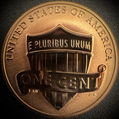 2018-S Lincoln Shield Cent Penny GEM REVERSE PROOF DEEP ULTRA CAMEO Coin1
