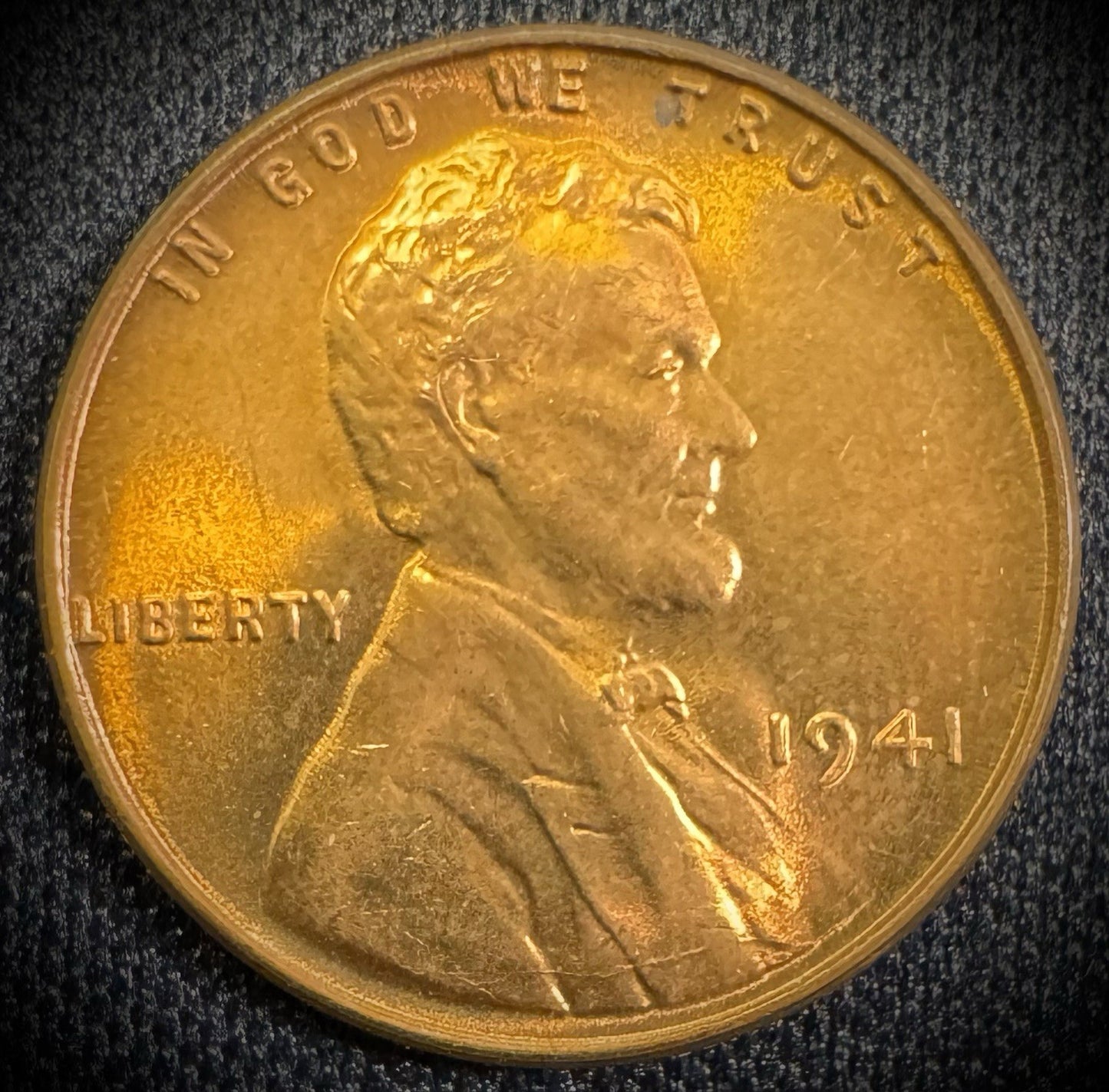 1941 Lincoln Wheat Cent Brilliant Uncirculated RED GEMDripping With Luster0