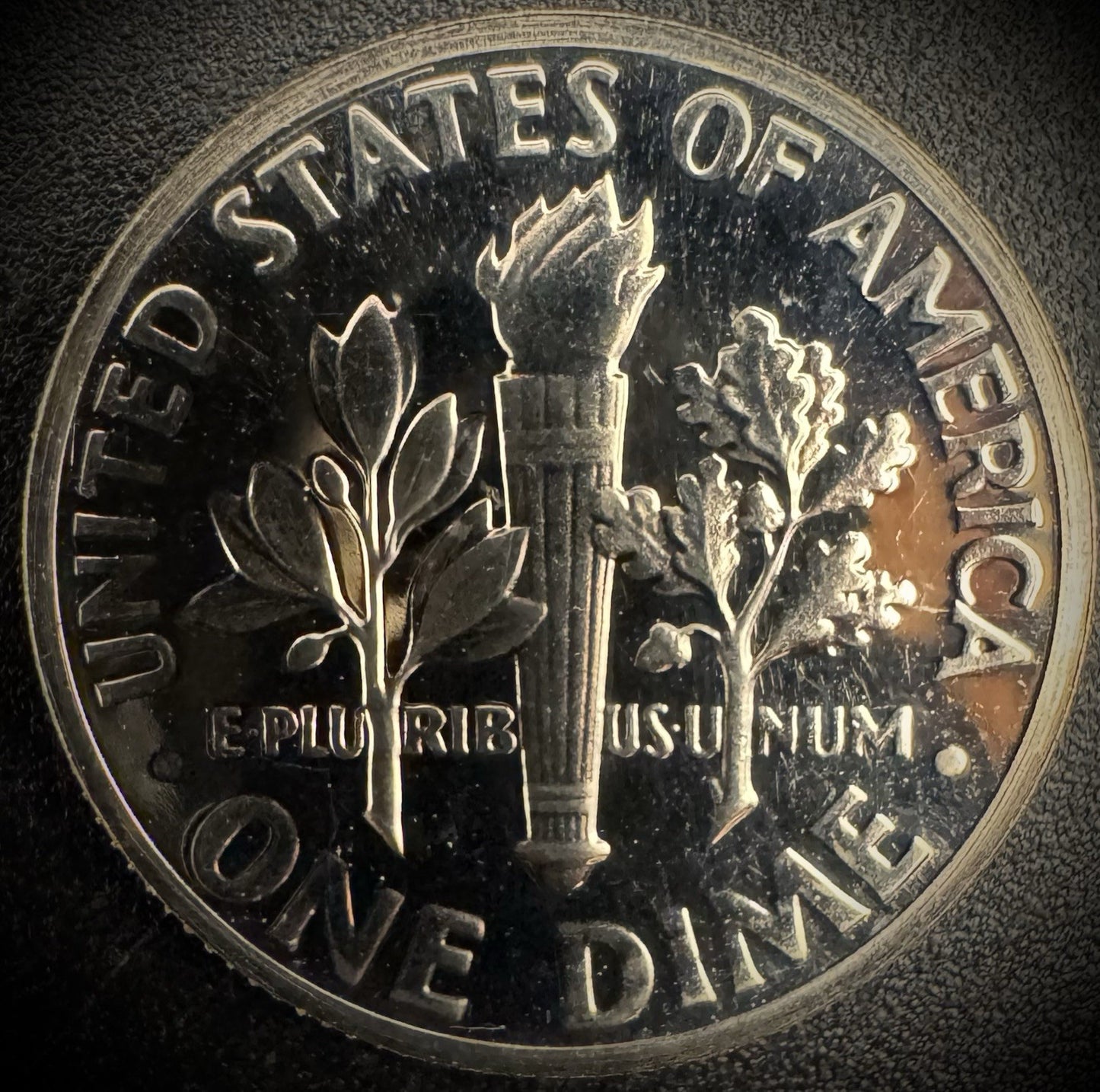 1971-S PROOF Roosevelt Dime 10C Clad Coin From US Mint Proof Set1