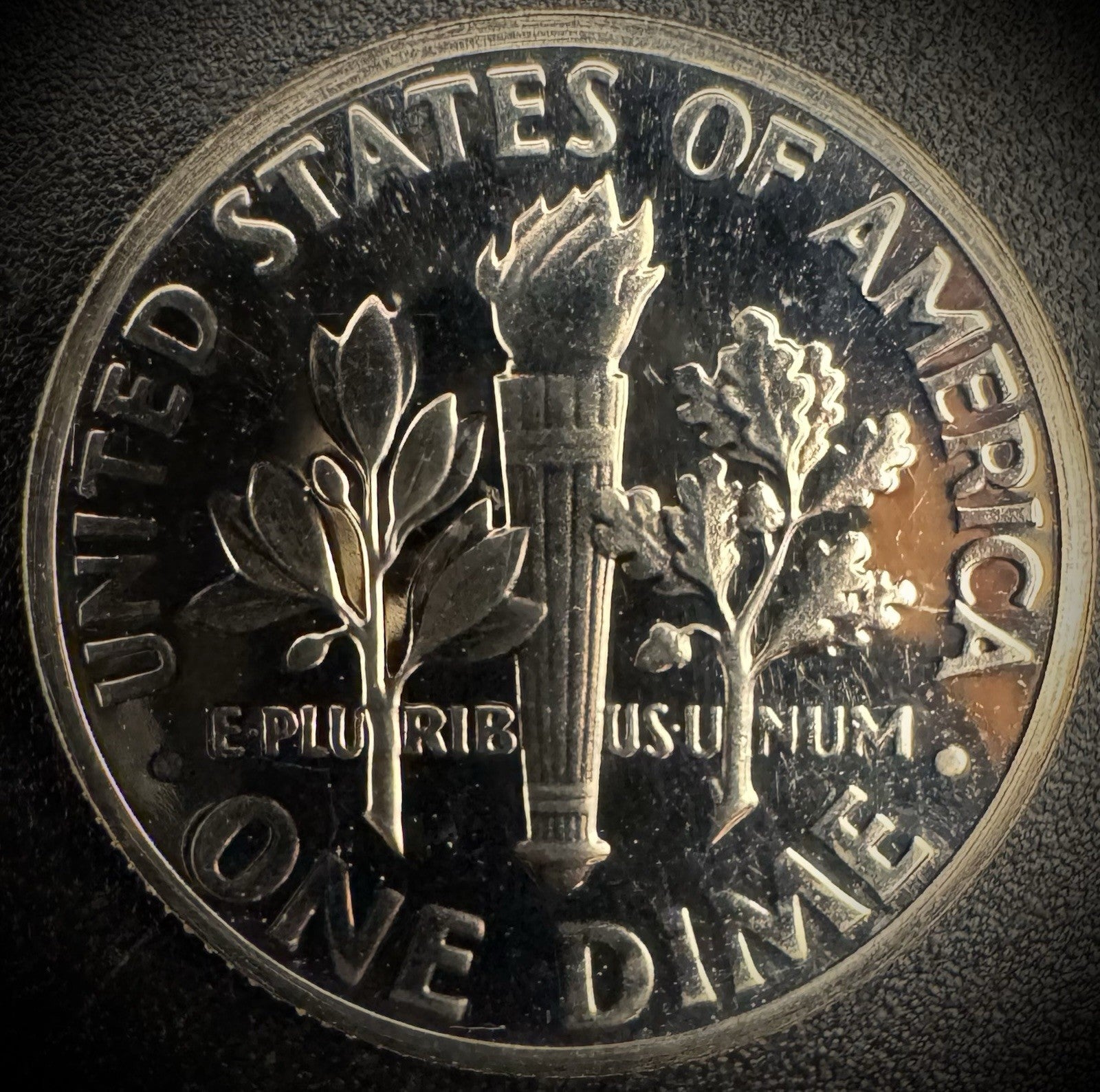 1971-S PROOF Roosevelt Dime 10C Clad Coin From US Mint Proof Set1