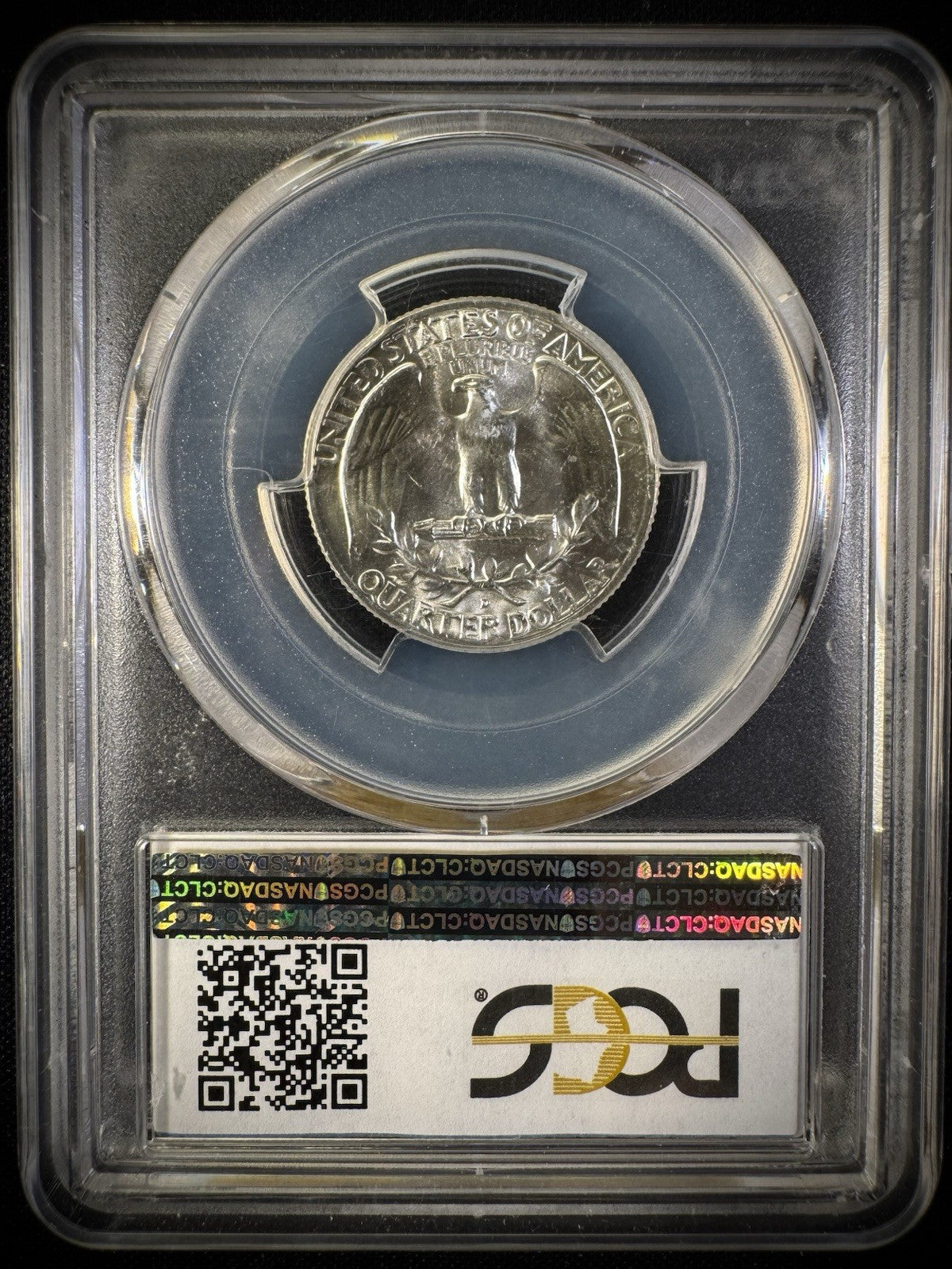 1961 D Silver Washington Quarter PCGS MS66 BLAST WHITE5