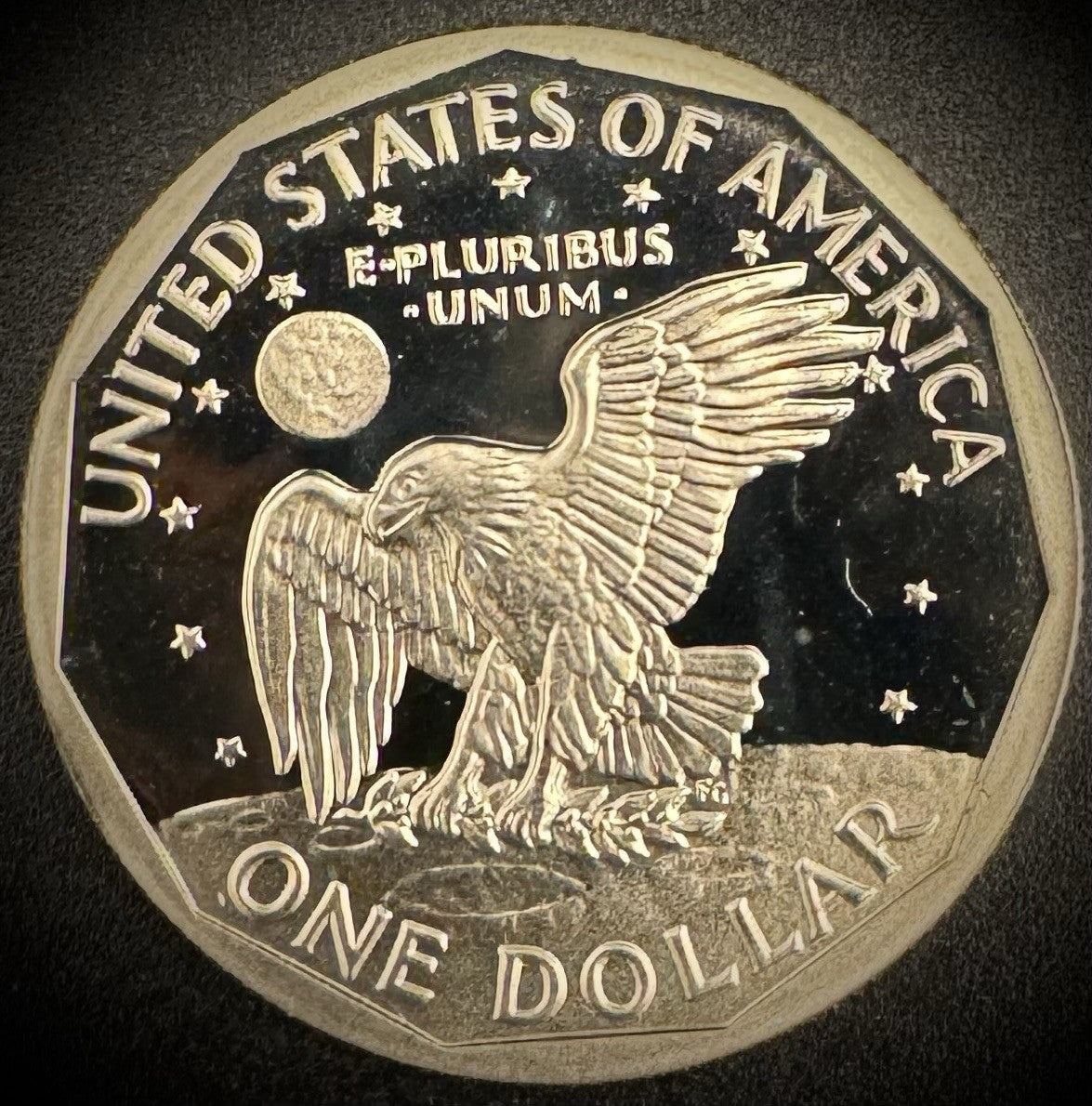 1979-S Susan B Anthony GEM Proof One Dollar Type 2 DEEP ULTRA CAMEO5