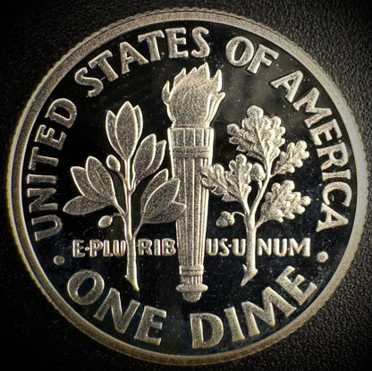 2017-S 90% SILVER GEM PROOF Roosevelt Dime 10C .900 Fine DEEP CAMEO Coin1