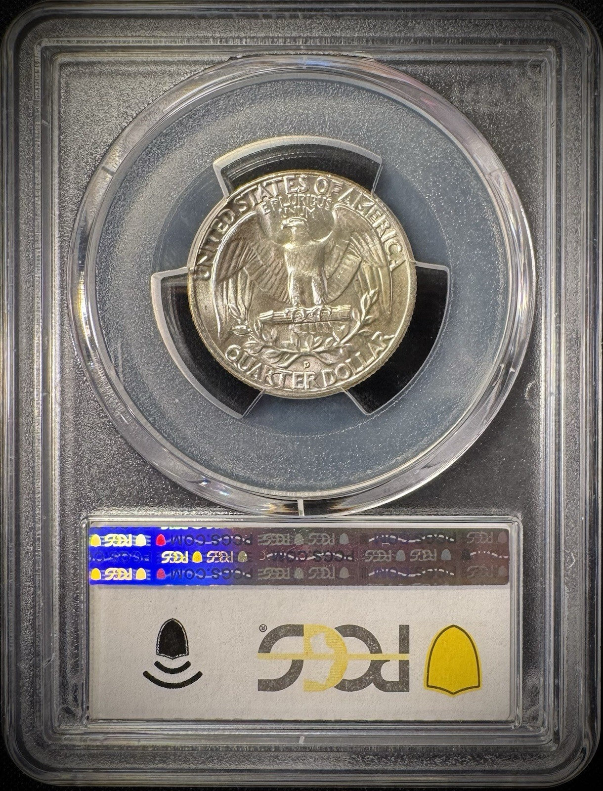 1962 D Silver Washington Quarter PCGS MS66 TRUE VIEW2