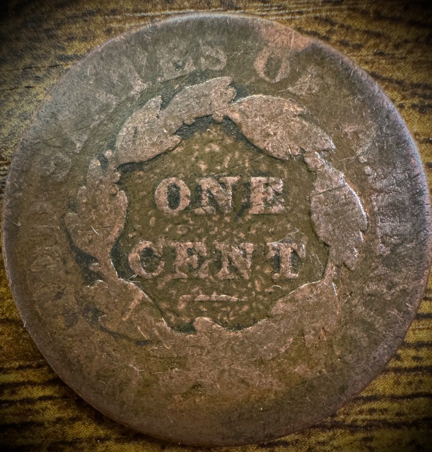 1828 Large Cent Coronet Head Matron Style Small Wide Date1