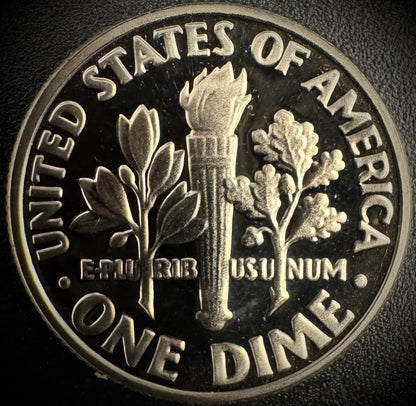 1982-S PROOF Roosevelt Dime 10C Clad DEEP CAMEO Coin From US Mint Proof Set1