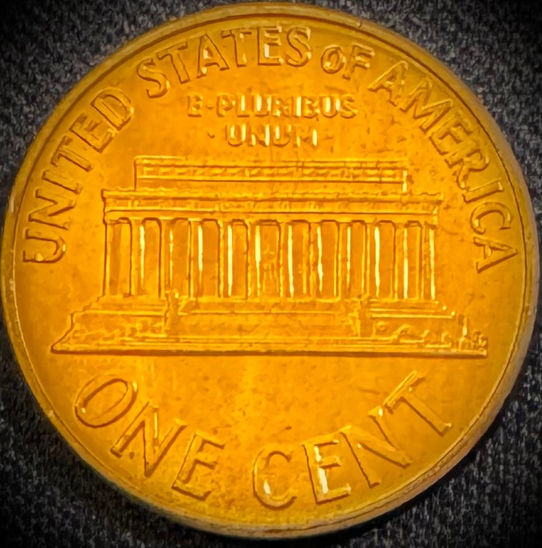 1959 P Lincoln Memorial Cent BU SEE VIDEO End Roll 3