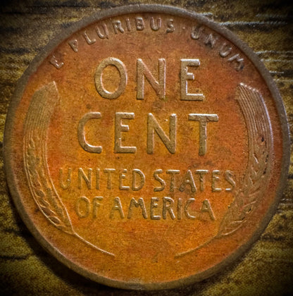 1921 Lincoln Wheat Cent Penny XF1