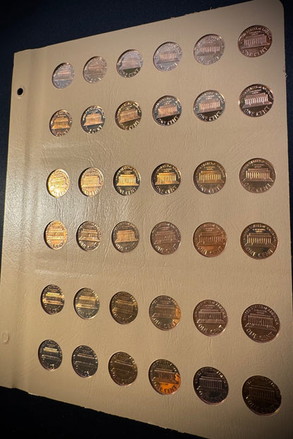 1959-2025 S Lincoln GEM PROOF Cents DEEP CAMEO COMPLETE 72 Coins NEW DANSCO Pgs6