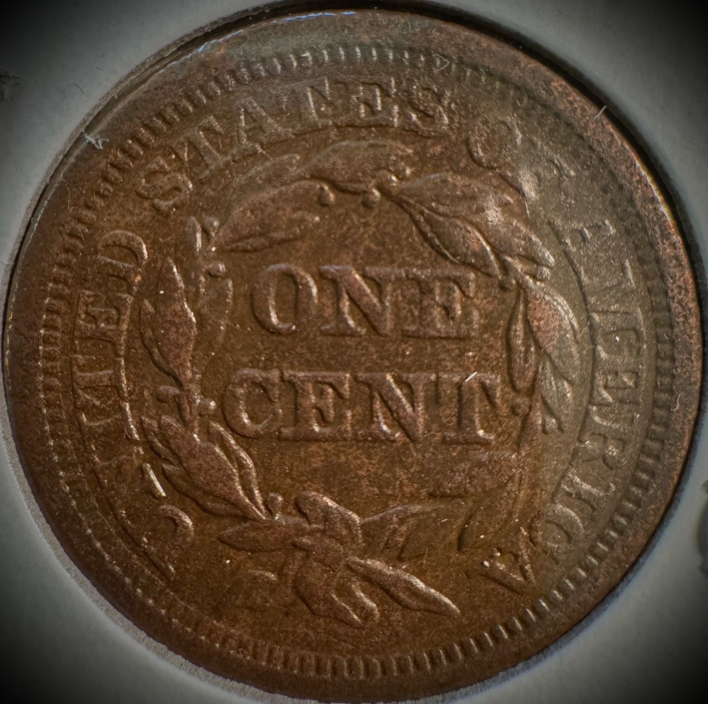 1853 Large Cent Coronet Head Braided Hair Style #21
