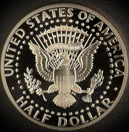 1992-S GEM PROOF Kennedy Half Dollar Clad 50C DEEP ULTRA CAMEO1
