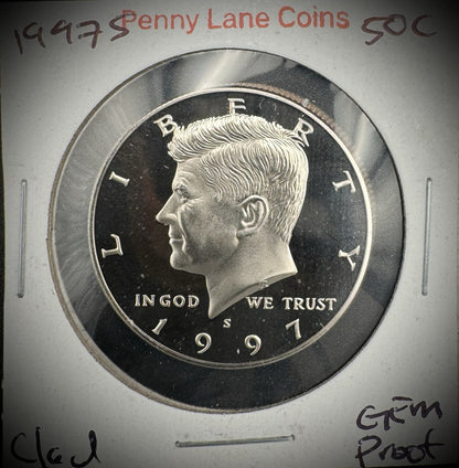 1990-1999 S Kennedy Half Dollar GEM PROOF DEEP ULTRA CAMEO Set Lot Of 10 Coins16