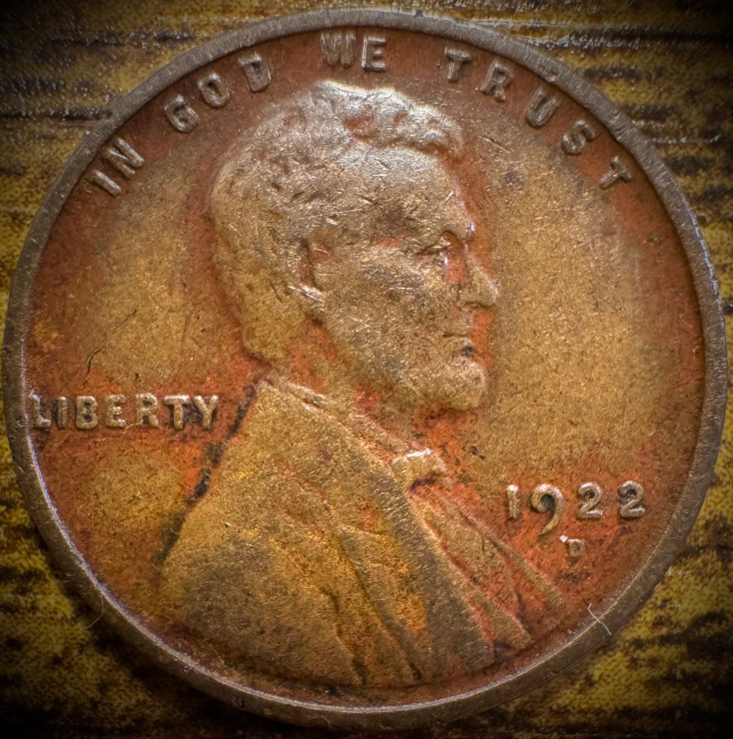 1922-D Lincoln Wheat Cent SEMI-KEY DATE VF0