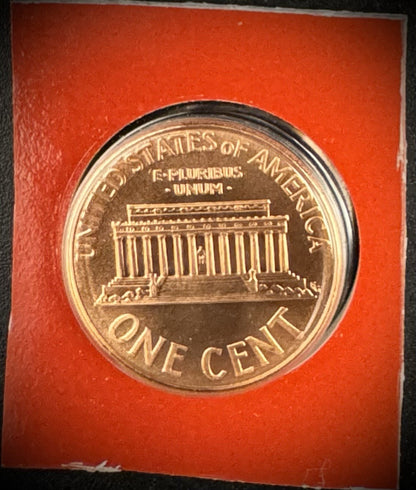 2007 Satin Finish Lincoln Memorial Cent P D Uncirculated 2 Coin Set From US Mint5