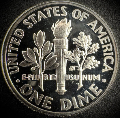 1993-S GEM PROOF Roosevelt Dime 10C SILVER DEEP ULTRA CAMEO Coin1