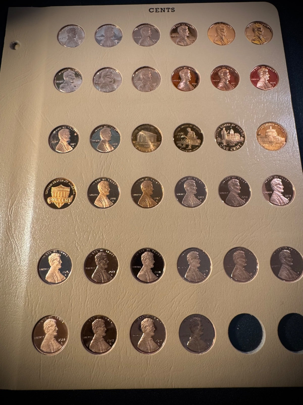 1959-2025 S Lincoln GEM PROOF Cents DEEP CAMEO COMPLETE 72 Coins NEW DANSCO Pgs8