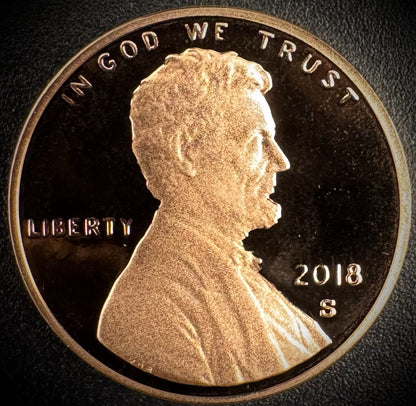 2018-S Lincoln Shield Cent Penny GEM PROOF DEEP ULTRA CAMEO Coin0