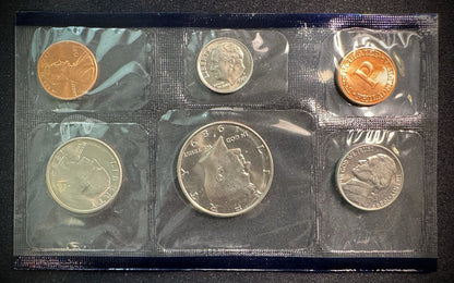 1989 P D Uncirculated Coin Set US Mint Original Government Packaging OGP & COA1