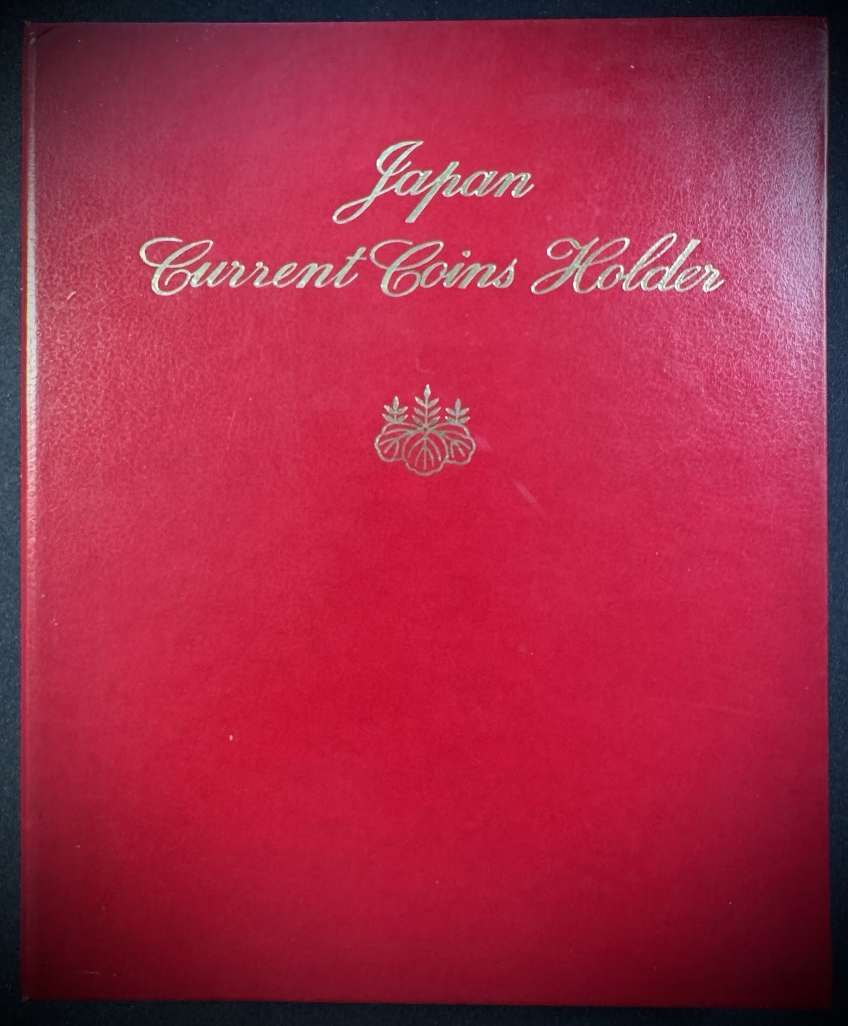 Japan Current Coins Holder COMPLETE Collection of 113 Japanese Coins Red Album0