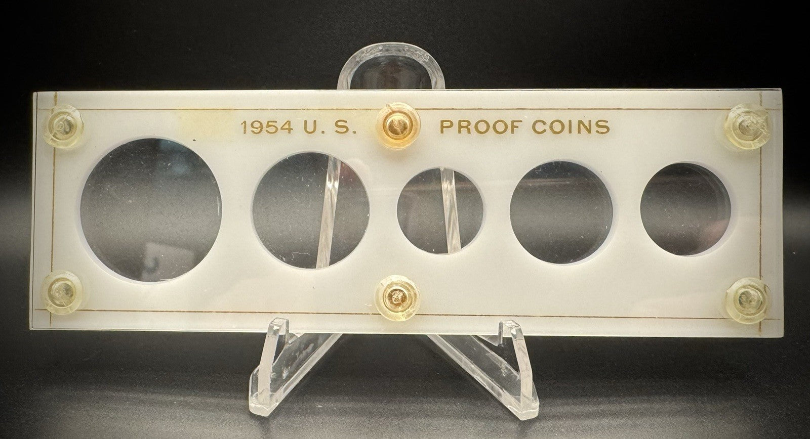 Capital Plastics 1954 US PROOF COINS High Quality Plastic Display Holder2