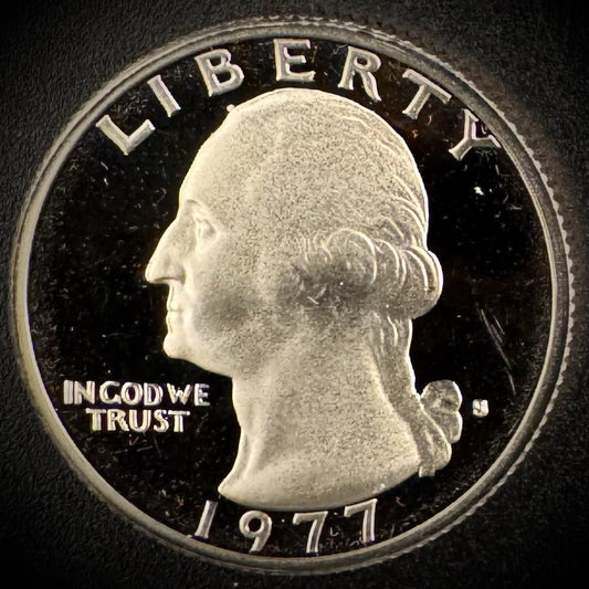 1977-S Washington Quarter PROOF Clad Coin0