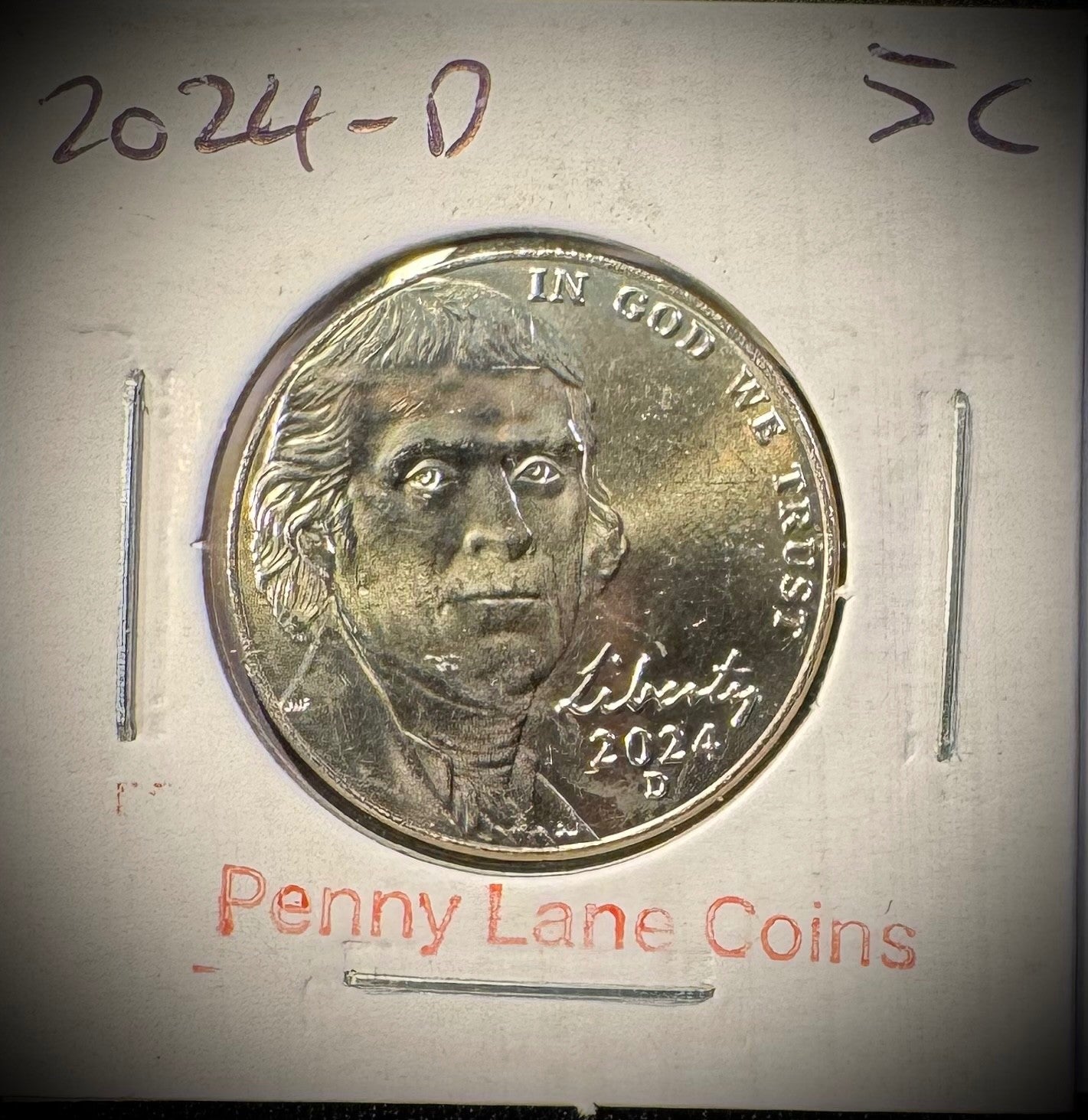 2024 Jefferson Nickel 5C P D S Uncirculated PROOF BU 3 Coin Lot4