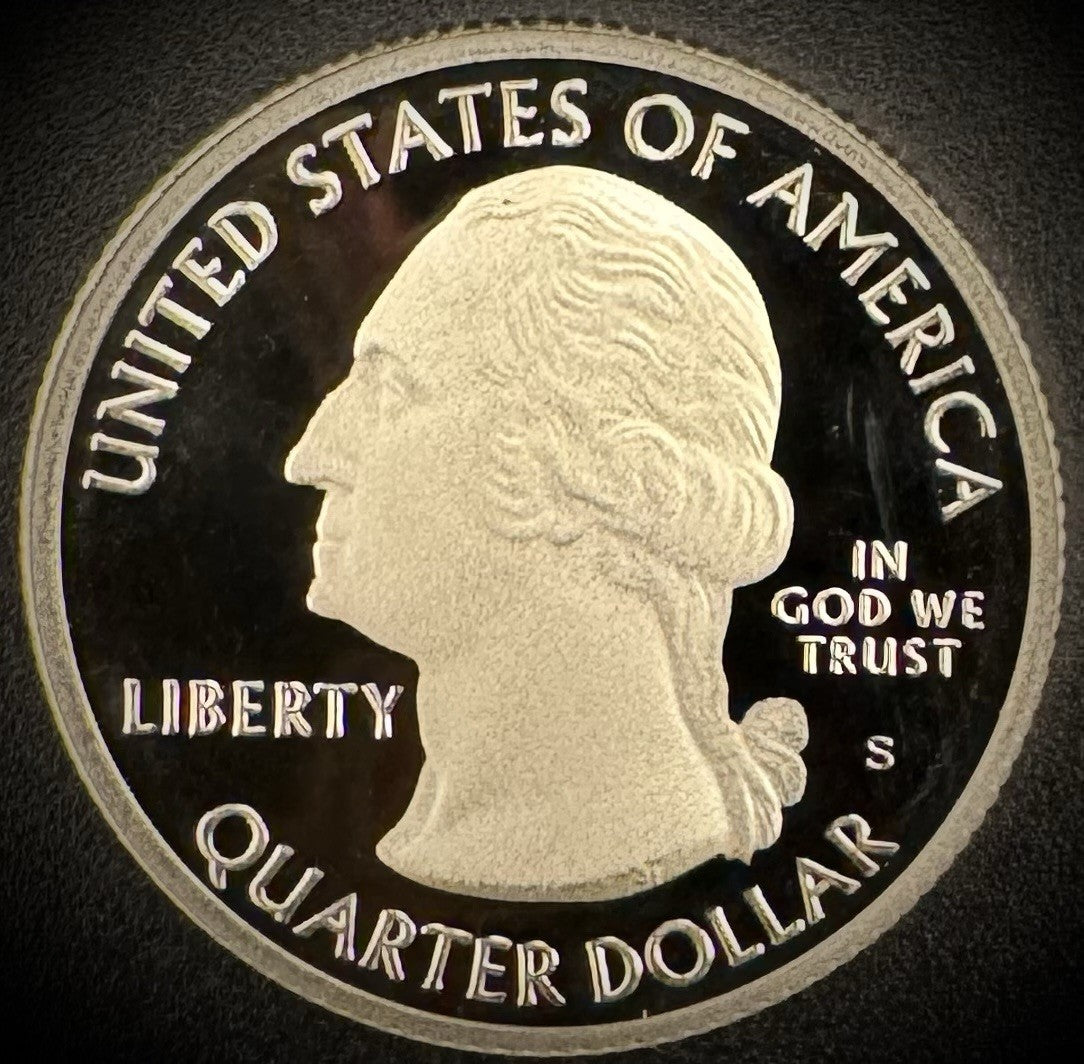 2019-S GEM PROOF America the Beautiful River Of No Return Clad Quarter DEEP CAM0