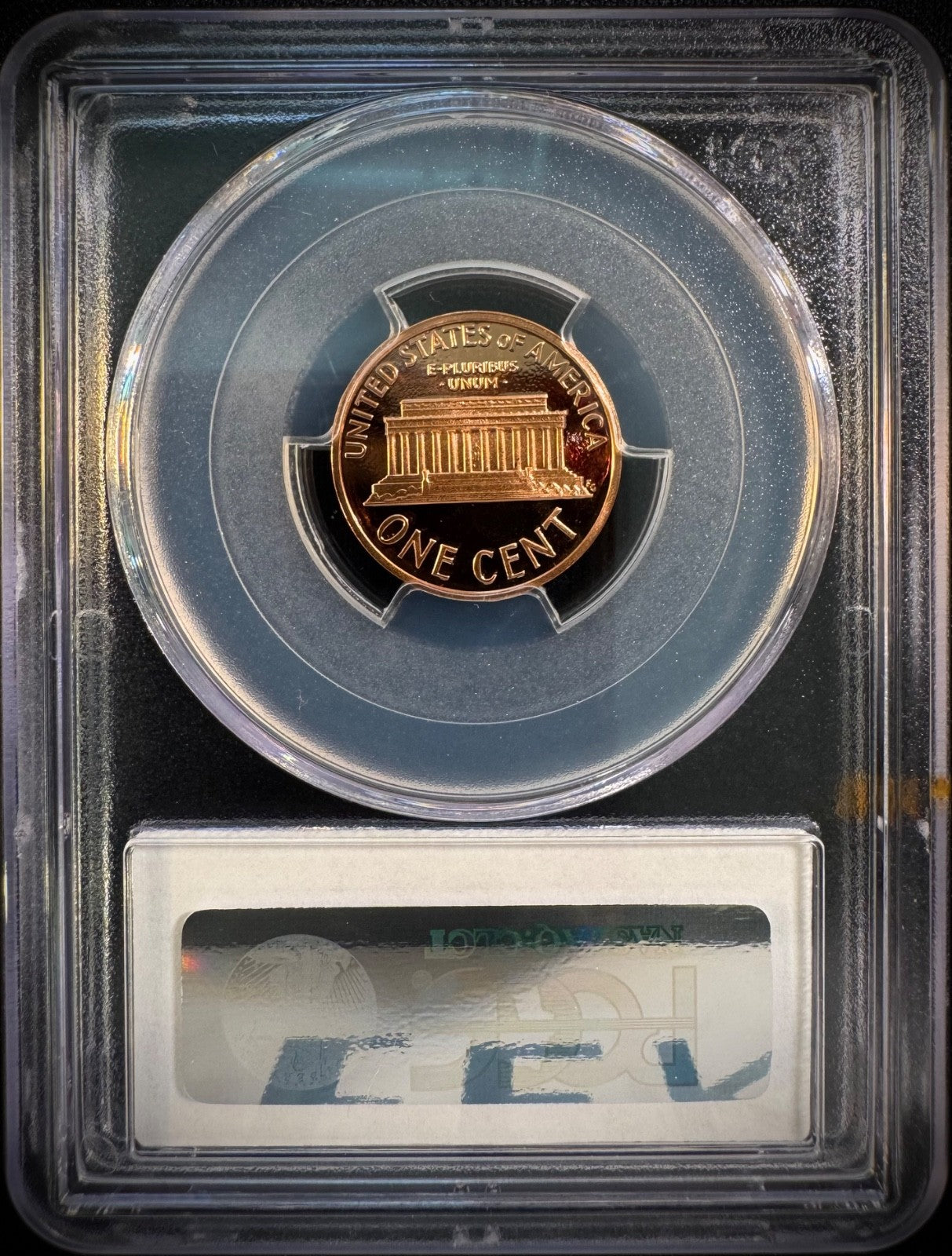 1992-S Lincoln Memorial Cent Penny PCGS PR69RD DCAM PROOF Coin DEEP CAMEO1