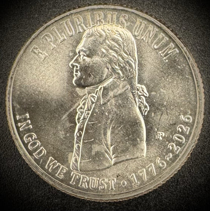 2026 P D Declaration Of Independence Bell Quarter BU Set of 2 Coins 1776-20262