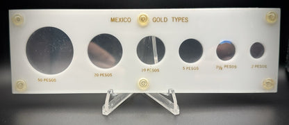 Capital Plastics Mexico Gold Types High Quality Plastic Display Holder For Pesos2