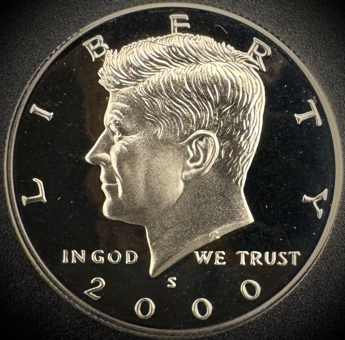 2000-S GEM PROOF Kennedy Half Dollar Clad 50C DEEP ULTRA CAMEO0