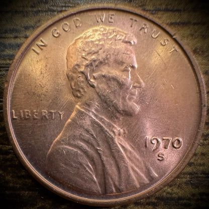 1970S Lincoln Memorial Cent KEY DATE SMALL DATE #40