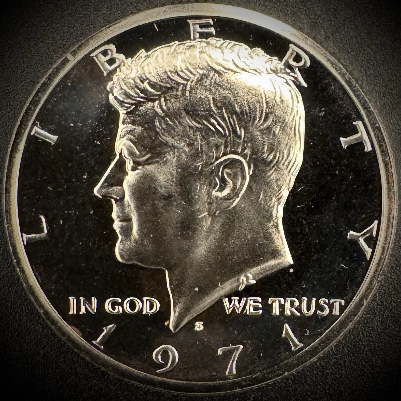 1971-S Kennedy Half Dollar PROOF Clad 50C CAMEO0