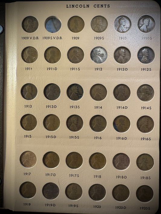 1909-2025 PDS Lincoln Cent PENNY Near COMPLETE Set 344 Coins KEYS PROOFS DANSCO1