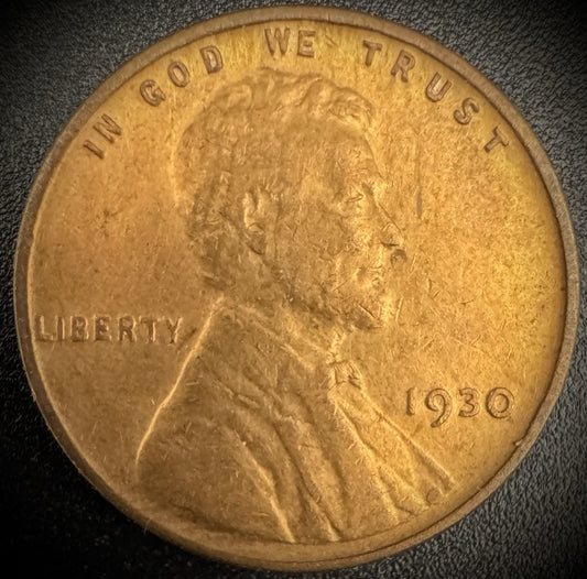 1930 Lincoln Wheat Cent Penny0