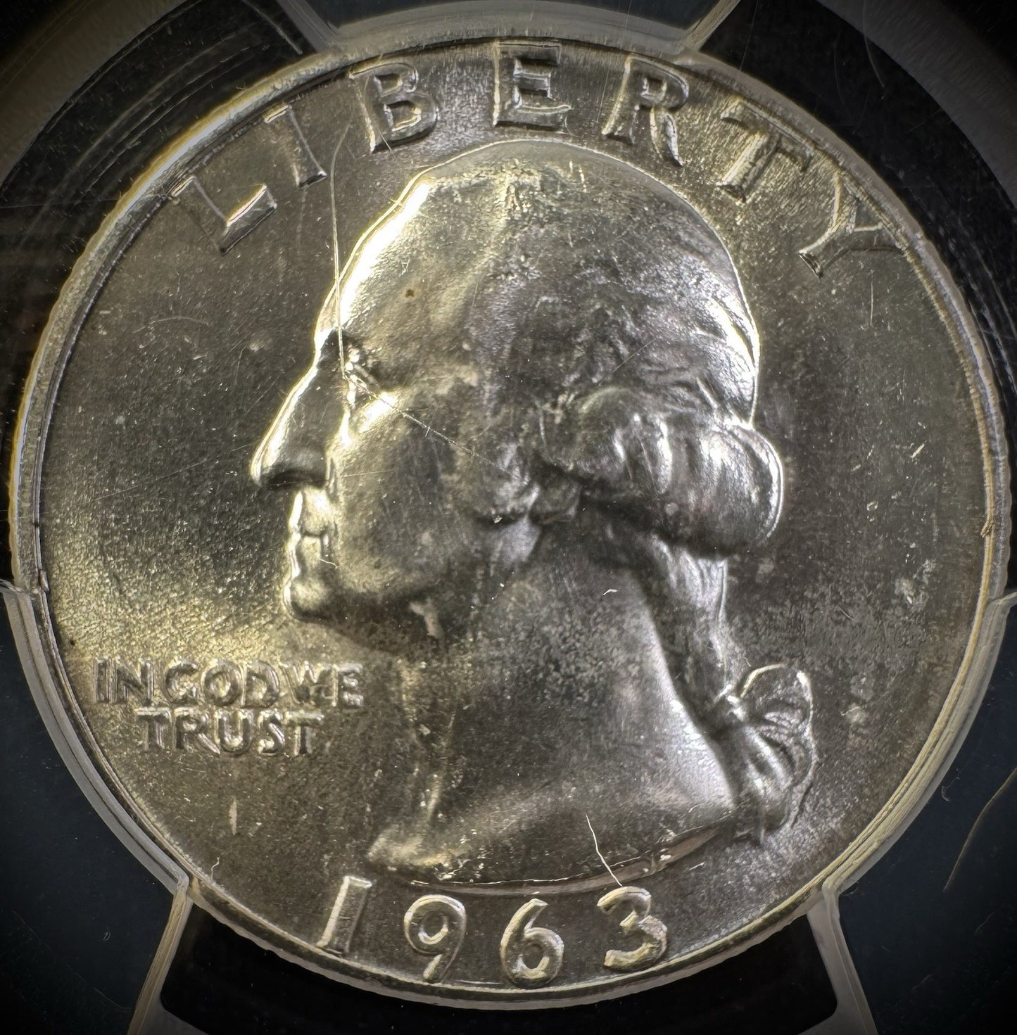 1963 Silver Washington Quarter PCGS MS66 BLAST WHITE2