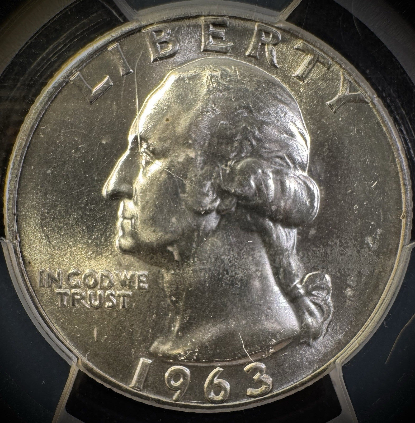 1963 Silver Washington Quarter PCGS MS66 BLAST WHITE2