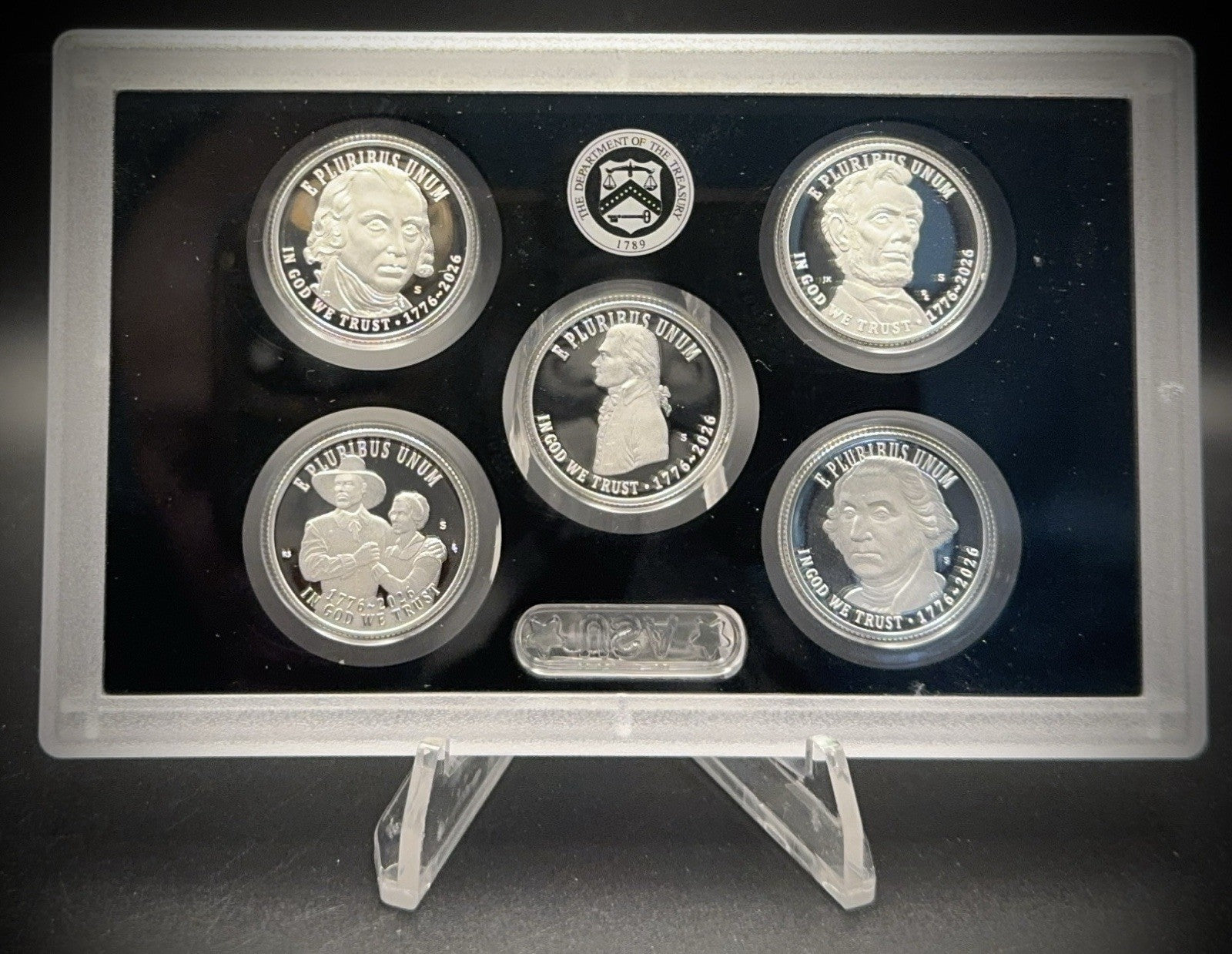 2026-S .999 SILVER Semiquincentennial Quarter Set w 2026 US MINT Box and COA0