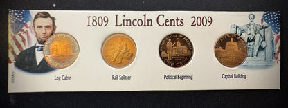 2009-S Lincoln Bicentennial Cent Penny PROOF Coin Set GORGEOUS Naturally Toned2