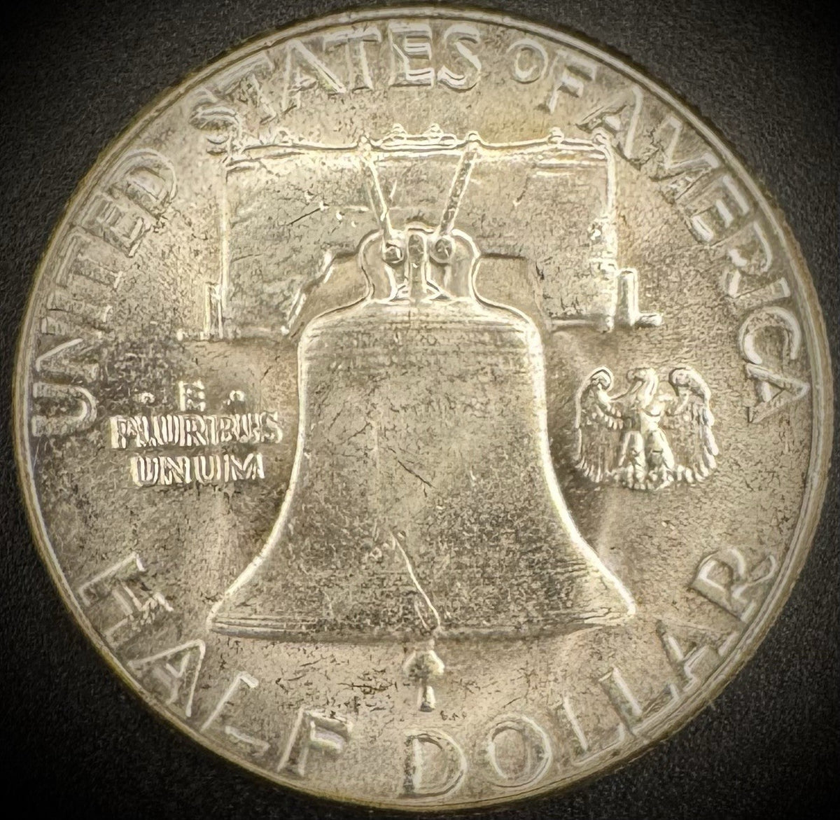 1957 Franklin Half Dollar BU Brilliant Uncirculated Gem 90% Silver Coin1
