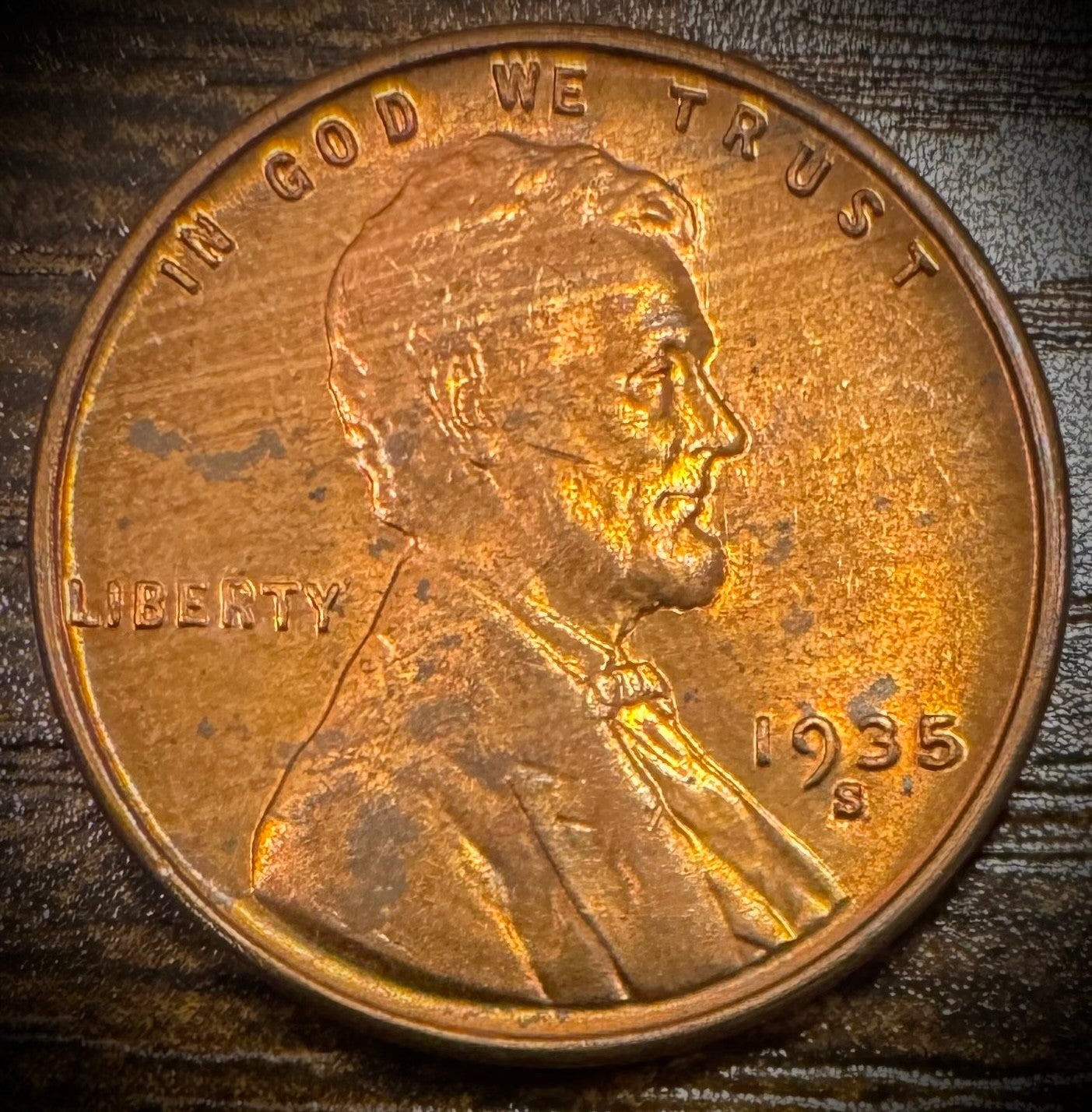 1935-S Lincoln Wheat Cent BU Uncirculated Red #30