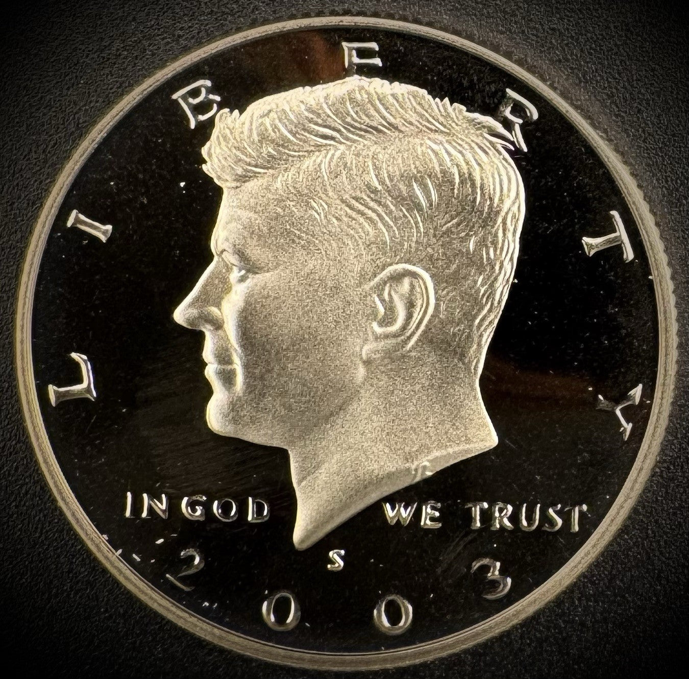 2003-S GEM PROOF Kennedy Half Dollar Clad 50C DEEP ULTRA CAMEO #20