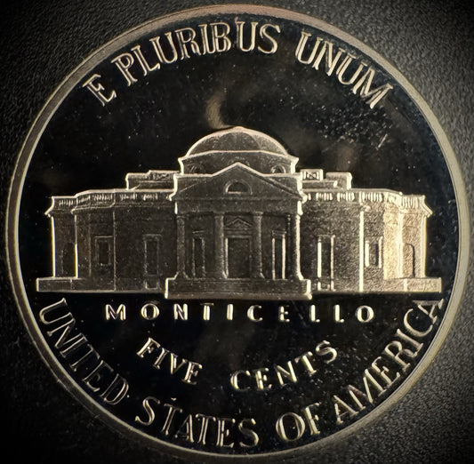 1992-S Jefferson Nickel PROOF DEEP ULTRA CAMEO Coin From US Mint Proof Set1