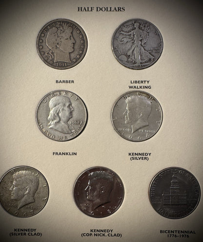 20th Century US Type Coins COMPLETE SET 36 Coins Includes Birth Year 1950 SILVER9