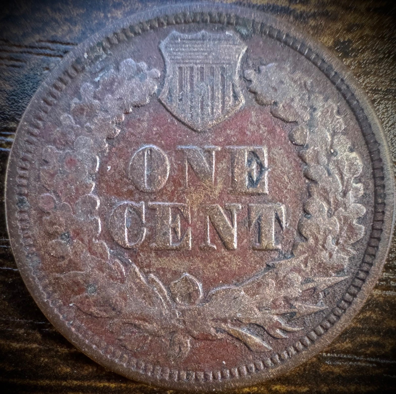 1868 Indian Head Cent Penny SEMI-KEY Date Coin1