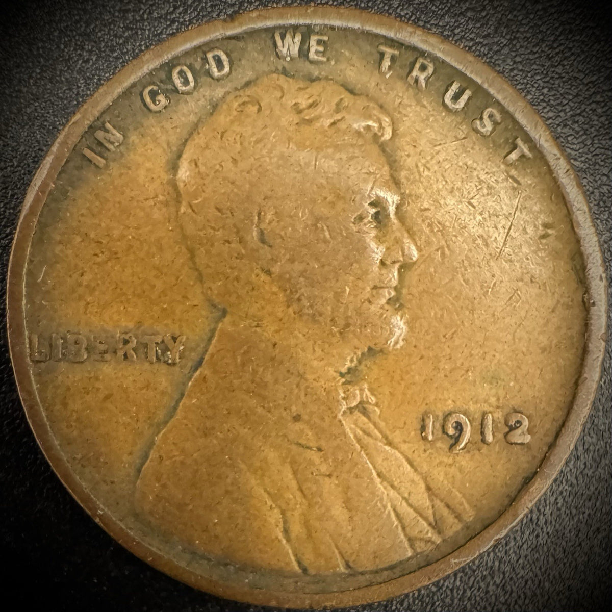 1912 Lincoln Wheat Cent Penny0