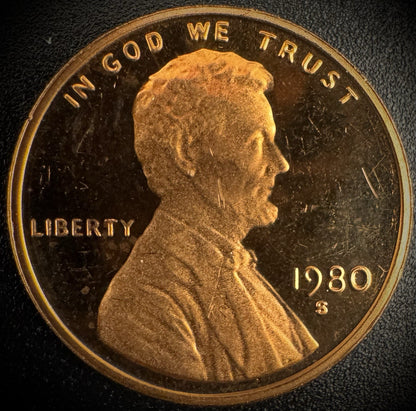 1980-S Lincoln Memorial Cent PROOF Coin0