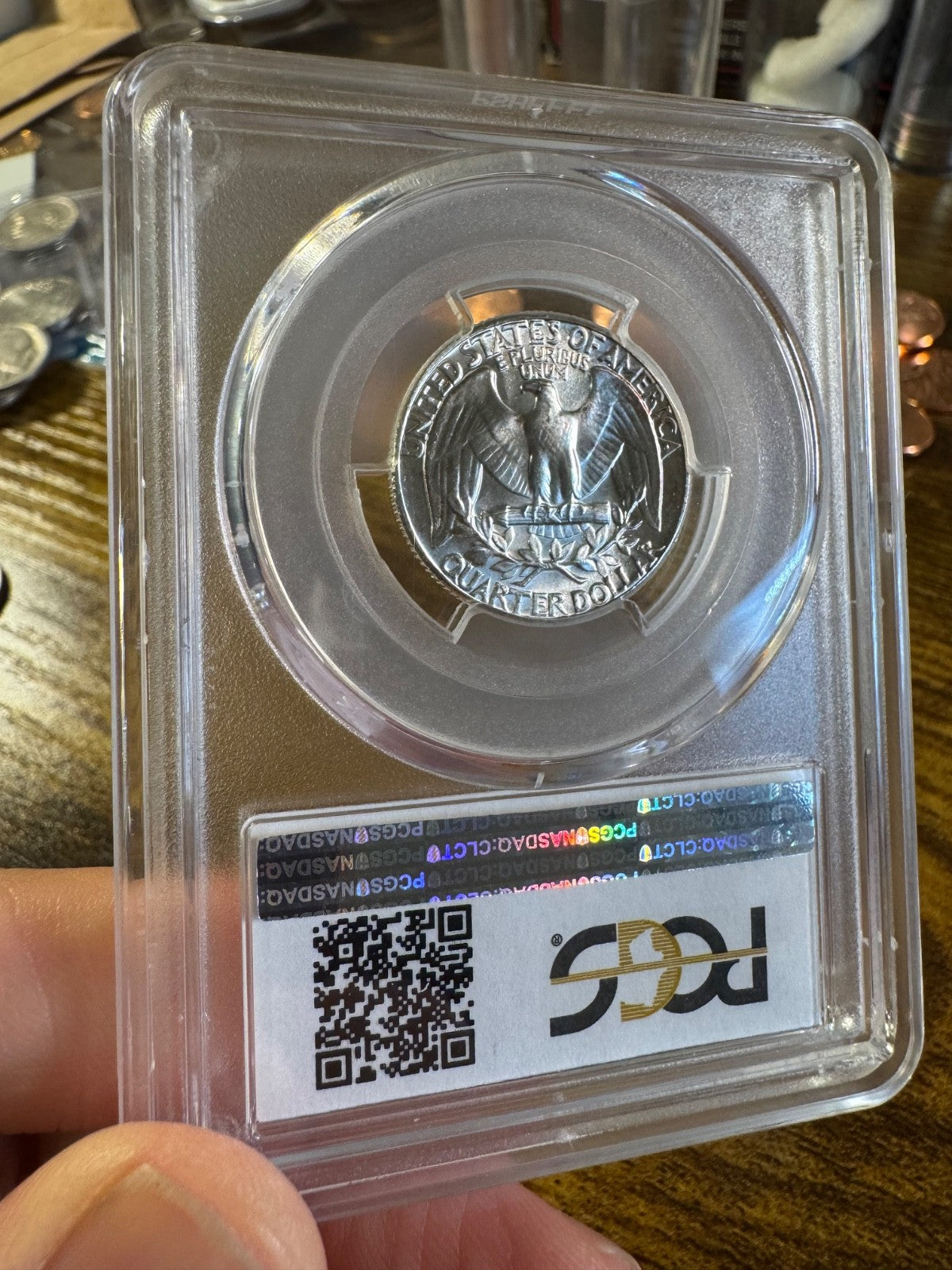 1964 Silver Washington Quarter PCGS MS65 Type B Rev FS-9011