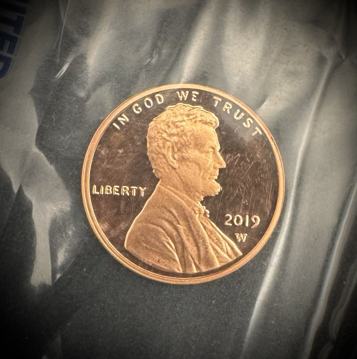 2019-W Lincoln Shield Cent Penny PROOF Coin ULTRA DEEP CAMEO w US Mint OGP & COA2