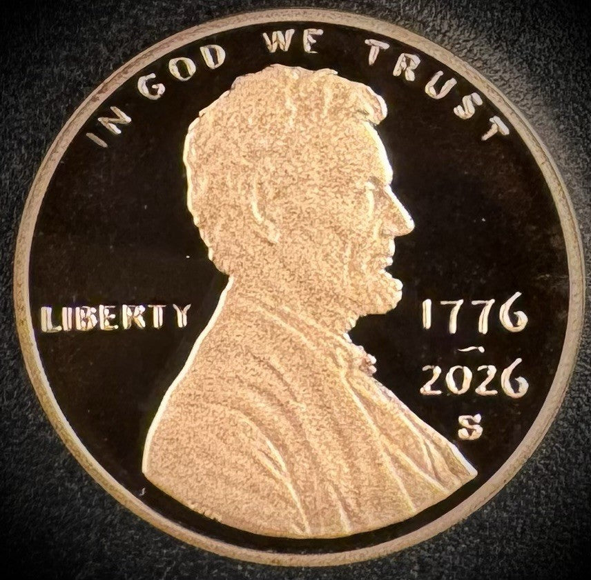 2026-S Lincoln Shield Cent Penny GEM PROOF DEEP ULTRA CAMEO Coin0